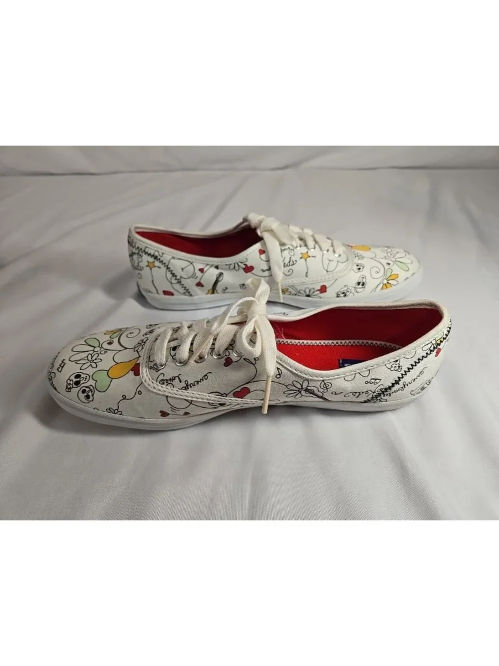 Keds Women's Day of the Dead/Sugar Skull Design Size 8